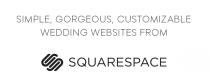 wedding photo - Simple, Gorgeous, Customizable Wedding Websites from Squarespace