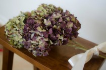 wedding photo - Large bunch of naturally dried burgundy, burgundy hydrangeas, dried hydrangeasburgundy decor, burgundy wedding, wedding decor