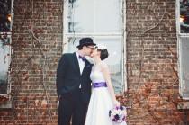 wedding photo - Retro Fit Literary Offbeat Wedding Illinois Starline Factory