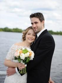 wedding photo - A Casual Island Wedding In Saskatchewan