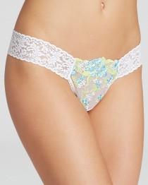wedding photo - Hanky Panky Thong - Embroidered Mesh Low-Rise #961671