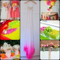 wedding photo - Wedding Colors: Neon