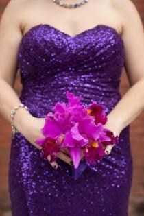 wedding photo - Sophisticated Purple Wedding - Belle The Magazine