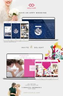 wedding photo - Appy Couple: The Stylish Wedding Website and App