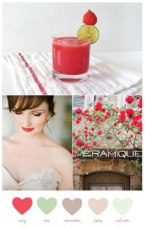 wedding photo - Color Palette: Ruby   Vine
