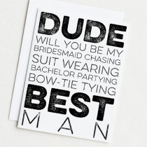 wedding photo - 9 Groomsman Cards.  Will you be my Bridesmaid chasing, suit wearing, bachelor partying, bow-tie tying Groomsman? Will You Be My Groomsman?