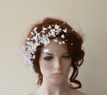 wedding photo -  Wedding Flower Hair Combs, Wedding Hair Accessories, Bridal Hair Pieces hair pin Clips Fascinator, Hair Flower, Bridesmaid