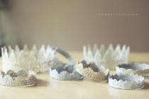 wedding photo - Make Lace Crowns - A Great Photo Prop Idea Or Gift Idea!