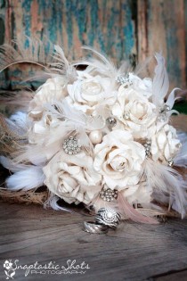 wedding photo - Vintage Flowers, Bows & Garters