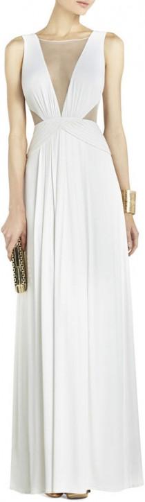 wedding photo - Magdalena Draped Jersey Evening Gown