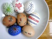 wedding photo - How to Make Embroidered Eggs - Sew - Handimania
