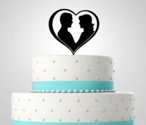 wedding photo - Acrylic Cake Topper,Wedding Cake Topper,Personalized Cake Topper,CT2