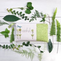 wedding photo - Woodland Wedding Clutch, Unique Gift for Bridesmaid, Simple, Personalized Clutch, Fern Green, Botanical MADE TO ORDER MamaBleuDesigns
