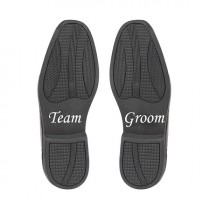 wedding photo - Team Groom Shoe Stickers - Groomsmen Gift - Wedding Accessories for the Bridal Party - Wedding Day Vinyl Shoe Decals