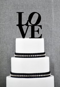 wedding photo - Philadelphia LOVE Wedding Cake Topper in your Choice of Colors, Modern Wedding Cake Topper, Unique Wedding Cake Topper,