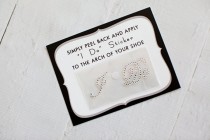 wedding photo - Clear I Do Sticker for Brides Shoes // CRYSTAL