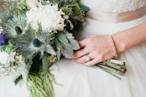 wedding photo - A Lavender Styled Shoot with Pretty Blooms + Macarons