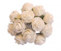 wedding photo -  Foam flowers, Tiny flowers, DIY craft supplies, White roses, tiny flowers, filler flowers, craft flowers, White foam flowers, Favor supplies