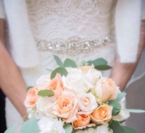 wedding photo -  Crystal Pippa Bridal Wedding Dress Sash