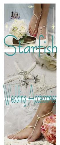 wedding photo -  Starfish wedding accessories