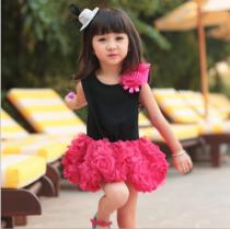 wedding photo -  Beautiful Floral Party Dress for Baby Girls