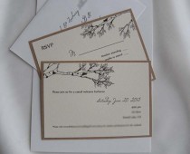 wedding photo -  Wedding Invitation, Rustic Wedding Invitation, Kraft Invitations | JRTDaisy - Wedding on ArtFire