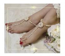 wedding photo -  Barefoot sandals 