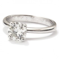 wedding photo -  1 Carat Diamond Solitaire Engagement Ring 