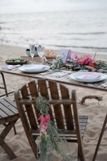 wedding photo - Tribal Inspired Beach Wedding Ideas - Polka Dot Bride