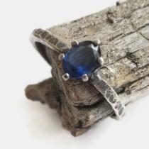 wedding photo - Sapphire Ring, Blue Sapphire Ring Sapphire Engagement Ring September Birthstone Ring Sterling Silver Sapphire Stacking Ring