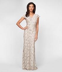 wedding photo - Alex Evenings Sequined Scalloped Lace Gown