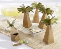 wedding photo - Palm Tree Wedding Favor Boxes (Set Of 24)