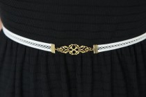 wedding photo - Wedding Belt - Bridal Belt - Gold Belt - Net Belt - White belt - Wedding Dress Belt - Wedding Gown Belt - Bridal Accessories