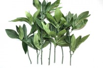wedding photo - 7 Realistic Floral Stems with Foliage/Leaves ... up to 11 inches ... item 033 ... Artificial Stems..Floral Arrangement..DIY Wedding bouquets