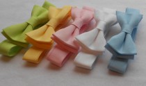 wedding photo - Boys Bowtie Spring Colors: Lime, Yellow, Baby Blue, Pink, White