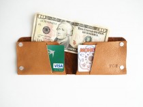 wedding photo - Personalized Wallet,Wallet,Leather Wallet,Mens Wallet, Billfold Wallet,Simple wallet,small wallet,Minimalist wallet,Groomsmen wallet,