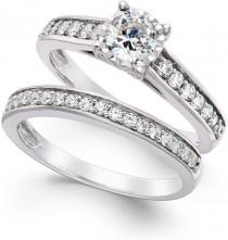 wedding photo - Diamond Bridal Ring Set in 14k White Gold (1 ct. t.w.) Web ID: 2113324