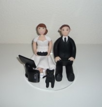 wedding photo - Video game wedding cake topper sample