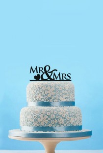 wedding photo - Custom Wedding Cake Topper,Mr and Mrs Cake Topper,Modern Wedding Cake Topper,Rustic Wedding cake Topper,engagement cake topper decor-4680