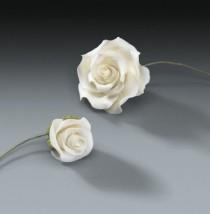 wedding photo - 36ct Rose Gum Paste Flowers for Weddings and Cake Decorating - Ships Insured!