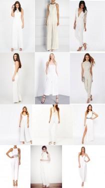 wedding photo - Bridal Jumpsuits From The High Street 