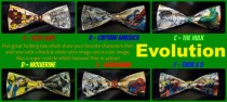 wedding photo - BowTies Made From Marvel Comics Fabric - 6 Great Looking, Hand-Sewn Hero Bow Ties - See Your Favorite Marvel Character Evolve 1.49 Shipping