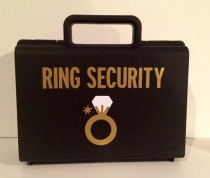 wedding photo - Ring Bearer Box,  Ring Security, Ringbearer gift, Ring Agent