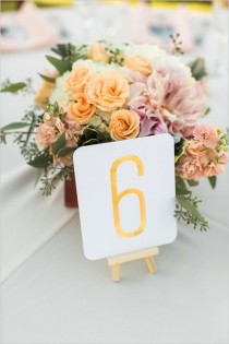 wedding photo - Classy Ranch Wedding In Gold And Pink