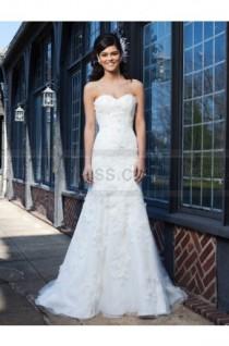 wedding photo -  Strapless Sweetheart Lace Mermaid Bridal Dress By Sincerity 3731