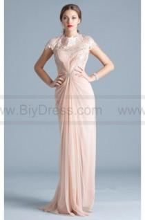 wedding photo -  Luxurious Floral Lace Draped Evening Gown by Tadashi