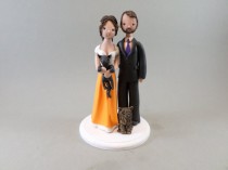 wedding photo - Personalized Wedding Cake Topper