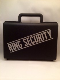 wedding photo - Ring Bearer Briefcase, Ring Bearer Gift, Ring Security Case