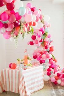 wedding photo - Fun Ways to Incorporate Balloons Into Your Wedding