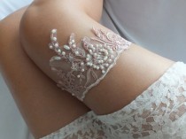 wedding photo - pink, Lace Garter, Christmas Gifts Wedding garter bridal garter 